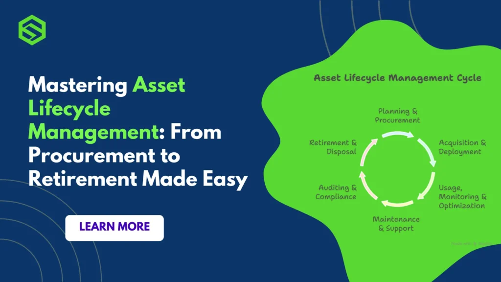 Asset lifecycle management from buy to retirement
